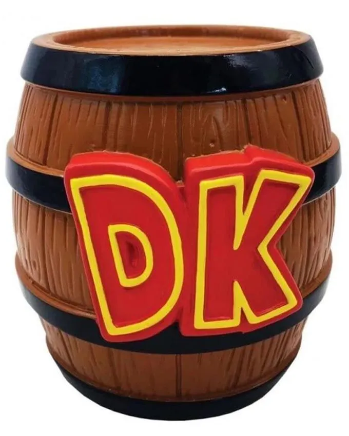 Kasica Nintendo Donkey Kong (DK Barrel) Shaped Monkey Bank