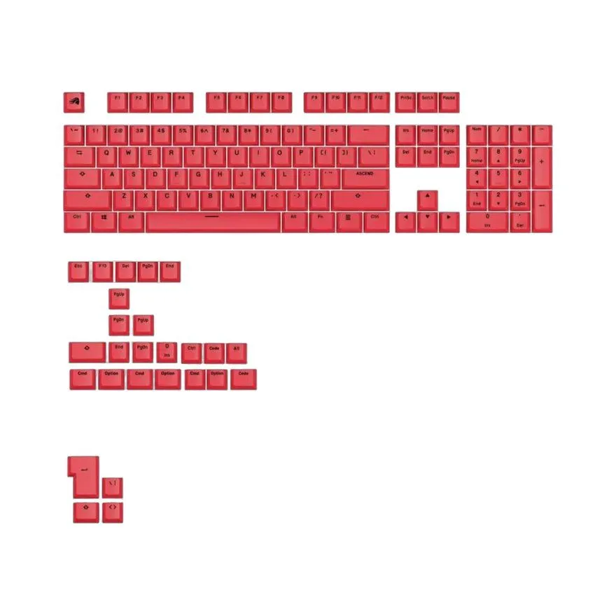 Keycaps Glorious GPBT Basic Revive Red (Kapice za tastaturu)