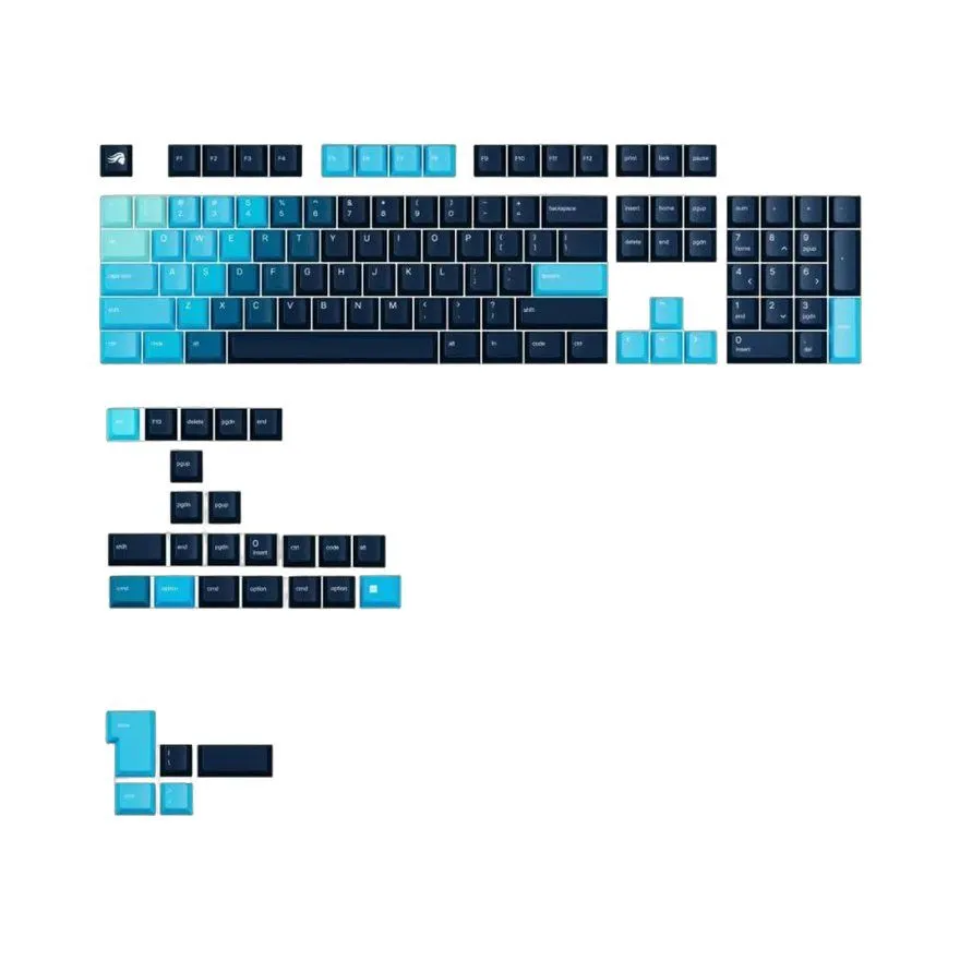 Keycaps Glorious GPBT Gradient Celestial Ice (Kapice za tastaturu)