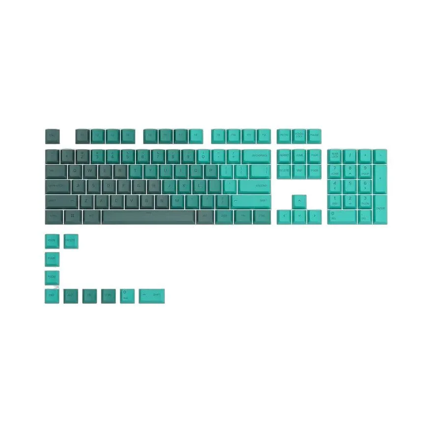 Keycaps Glorious GPBT Rain Forest PBT Custom Green