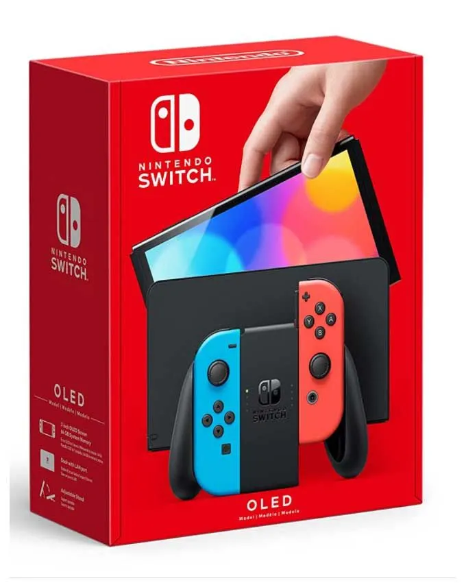 Konzola Nintendo SWITCH OLED Model Neon Red and Blue