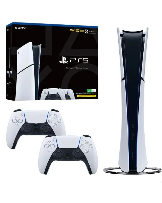 Konzola Sony PlayStation 5 Slim PS5 Digital Edition + 2x DualSense Wireless Controller