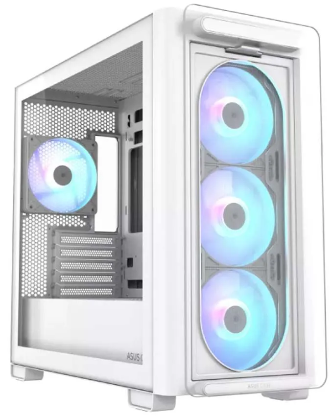 Kućište ASUS A23 PLUS TG ARGB micro-ATX White