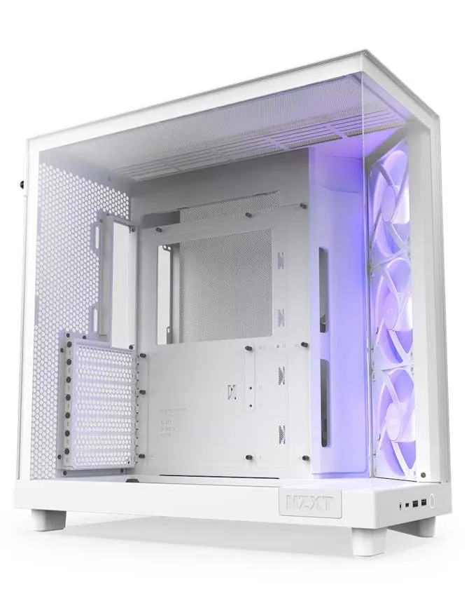 Kućište NZXT H6 Flow RGB (CC-H61FW-R1) White