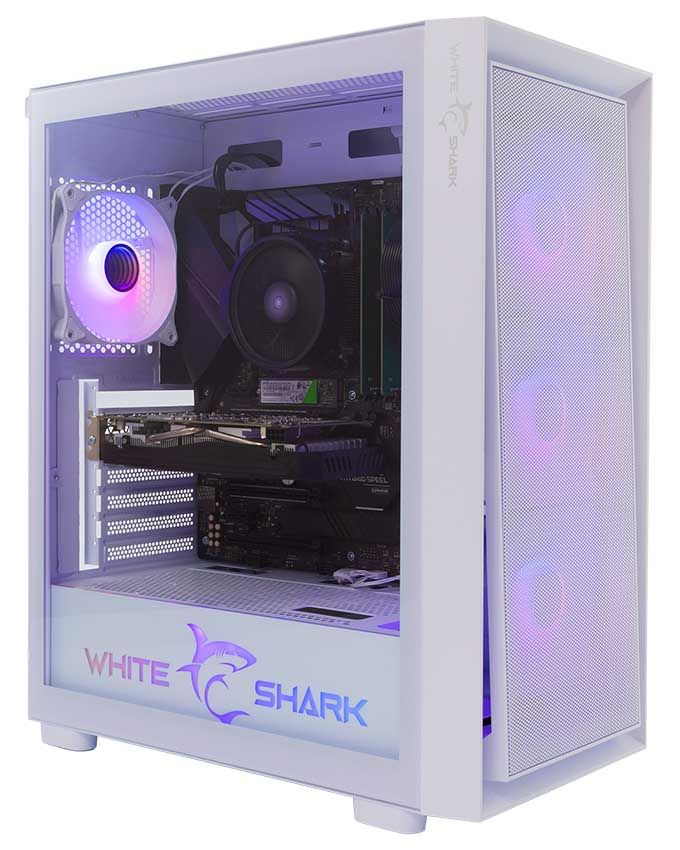 Kućište White Shark Warhead 3 White GCC 2401