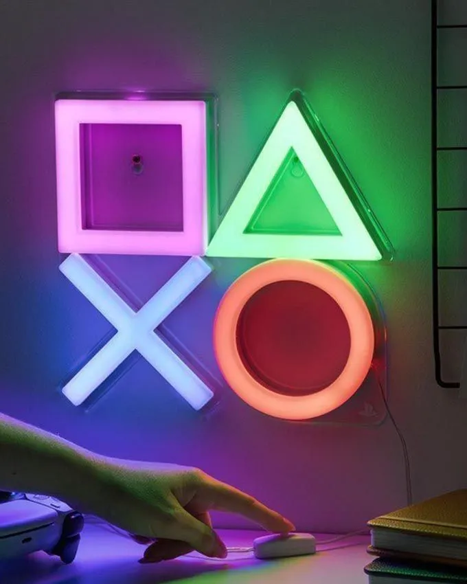 Lampa Paladone Playstation Wall Mountable LED Neon Light 25cm