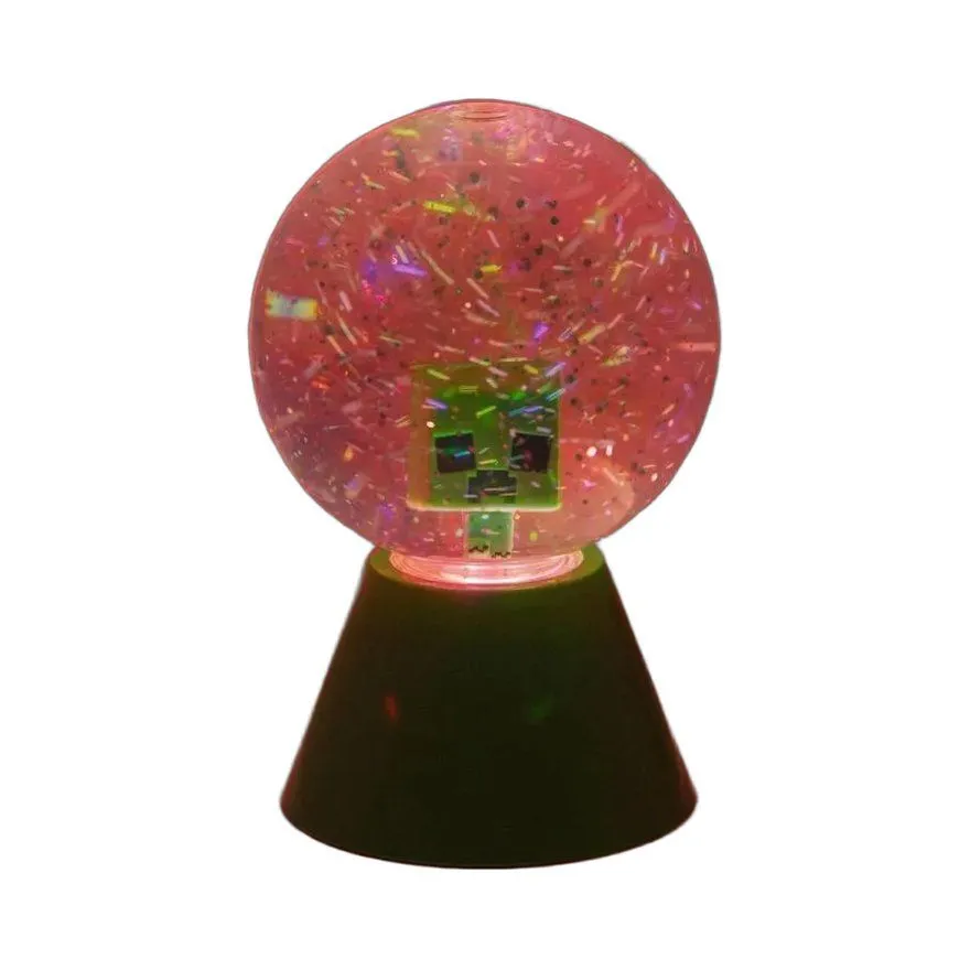 Lampa Paladone Products Minecraft Snow Globe LED Glitter Ball