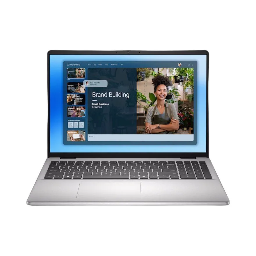 Laptop Dell 16 16" (DC16251) Intel Core 7 150U / 16GB / 512GB SSD / Intel Graphics / Platinum Silver