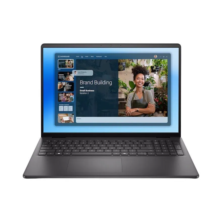 Laptop Dell 16 DC16250 Core 7 150U 16GB 1TB SSD Touch Carbon Black