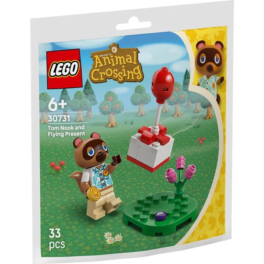 LEGO Animal Crossing Tom Nook and Flying Present 30731
