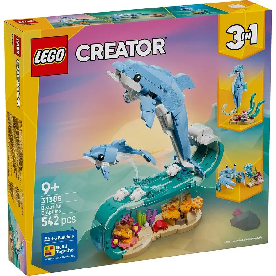 LEGO Creator 3in1 Beautiful Dolphin 31385