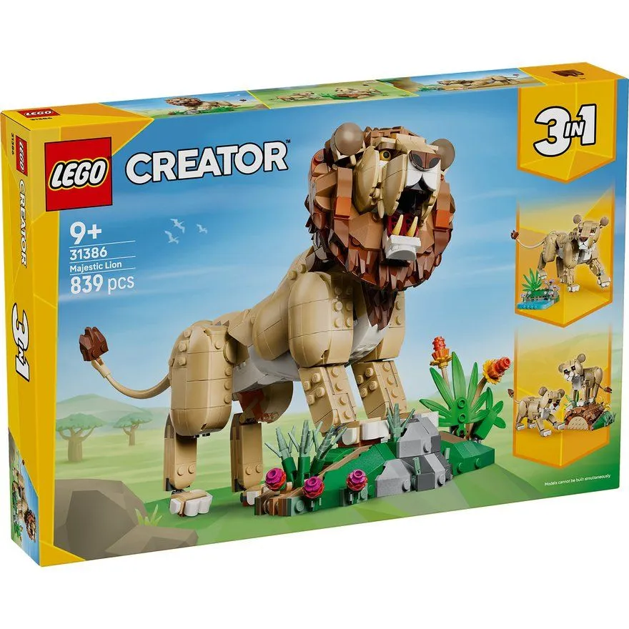 LEGO Creator 3in1 Majestic Lion 31386