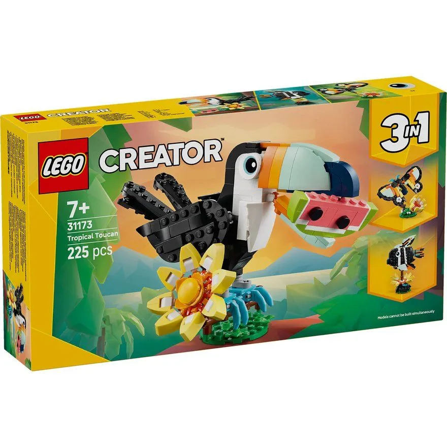 LEGO Creator 3in1 Wild Animals: Tropical Toucan 31173