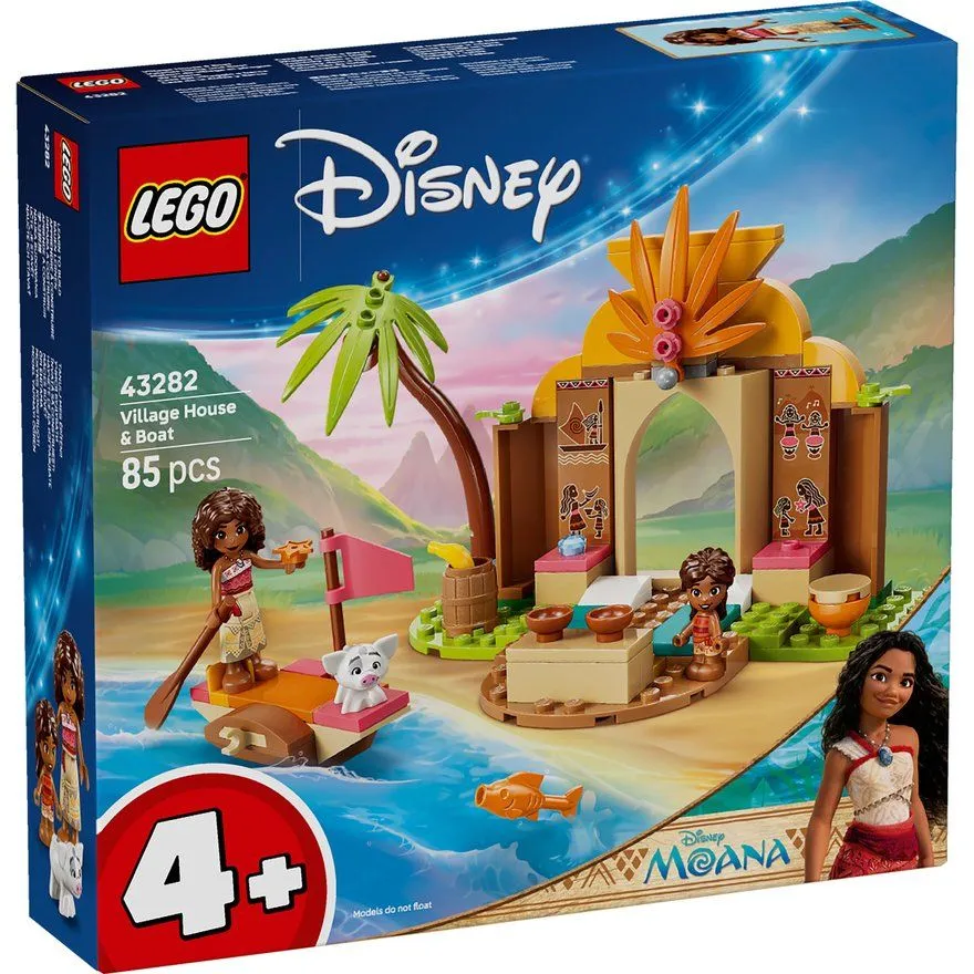 LEGO Disney Moana Village Home and Boat 43282