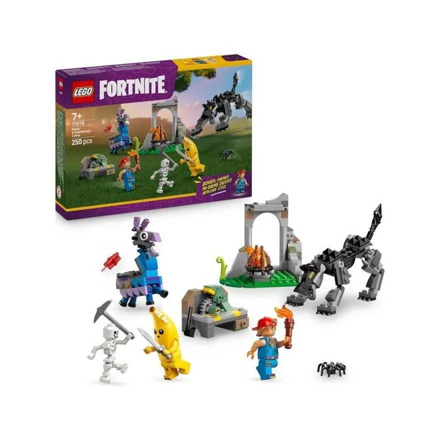 LEGO Fortnite Peely and Sparkplug's Camp 77075