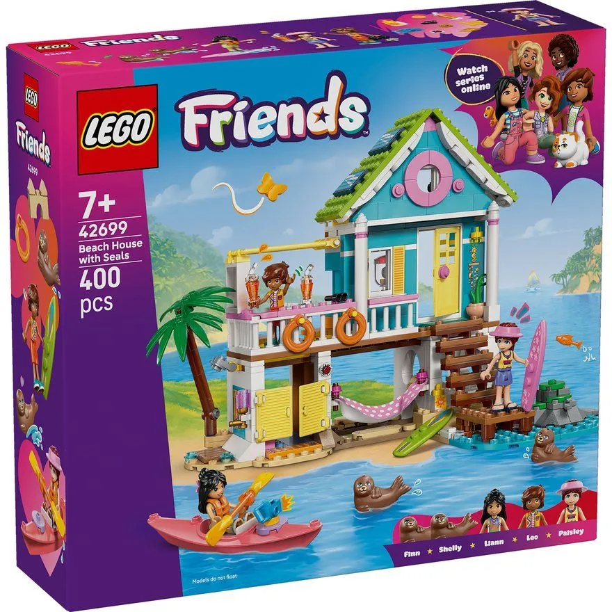 LEGO Friends Beach House with Seals 42699