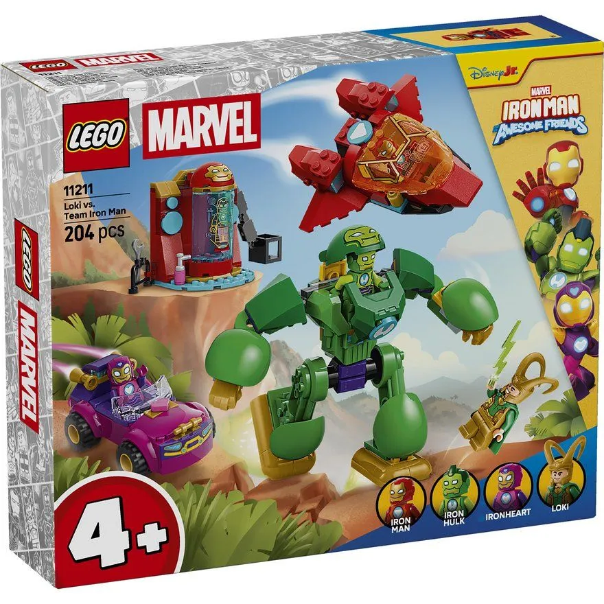 LEGO Marvel Loki vs Iron Man's Team 11211