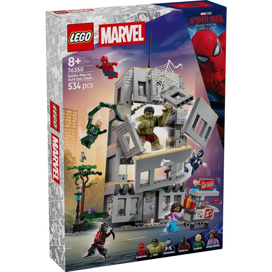LEGO Marvel Spider-Man vs. Hulk: Epic Showdown 76350