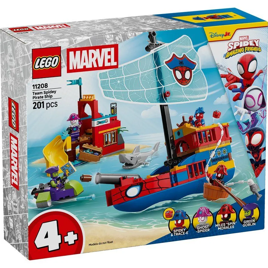 LEGO Marvel Spidey Team's Pirate Ship 11208