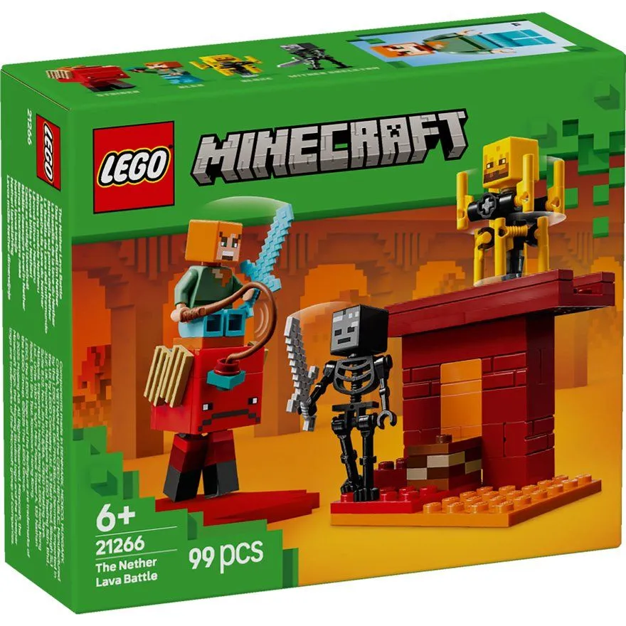 LEGO Minecraft Lava Battle in the Nether 21266
