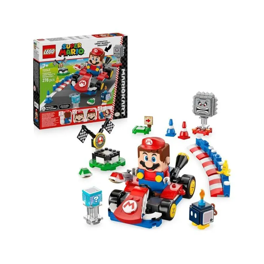 LEGO Super Mario Mario Kart Interactive LEGO Mario Standard Kart 72043