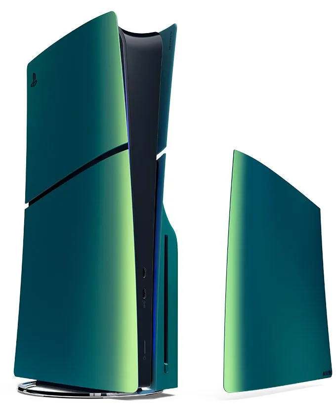 Maska za Playstation 5 Slim konzolu Chroma Teal - PS5 Cover