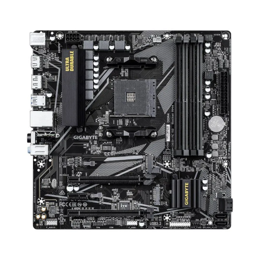 Matična ploča Gigabyte B550M DS3H AC R2 rev. 1.x microATX Black