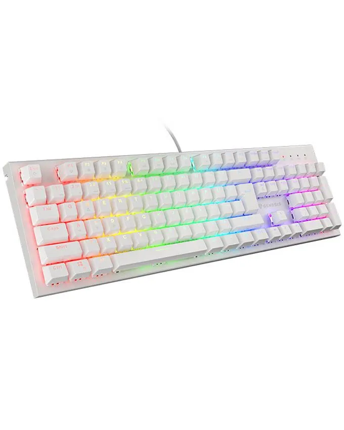 Mehanička tastatura Genesis Thor 303 White BROWN switch RGB