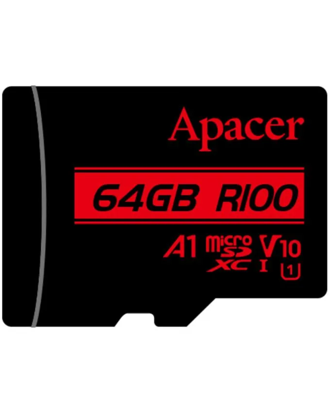 Memorijska kartica Apacer microSDXC UHS-I U1 Class10 V10 A1 R100 64GB AP64GMCSX1
