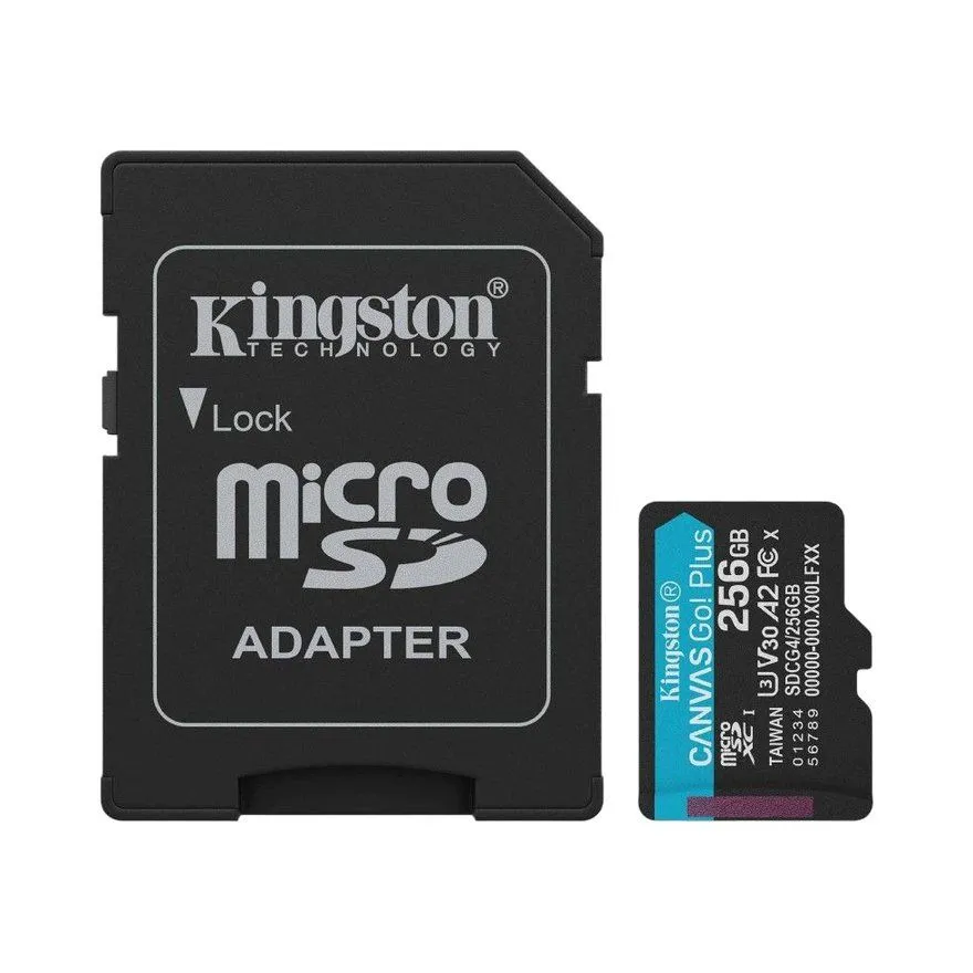 Memorijska kartica Kingston 256GB microSDXC SDCG4/256GB Adapter Black
