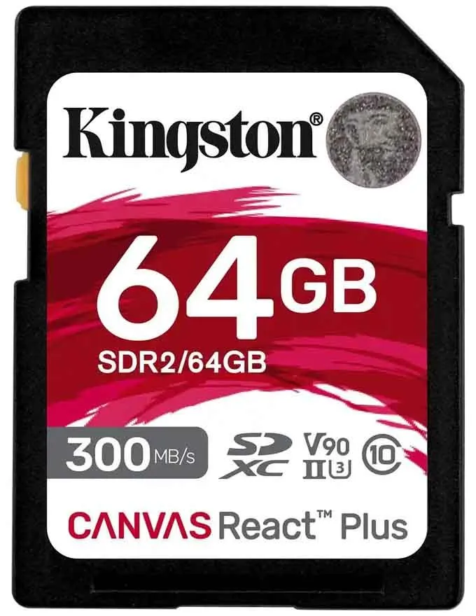 Memorijska kartica Kingston 64GB Canvas React Plus