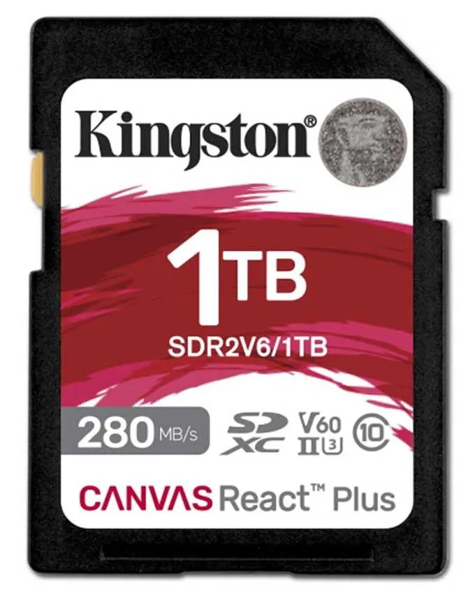 Memorijska kartica Kingston SDR2V6/1TB 1TB SDXC UHS-II 280R/150W U3 V60