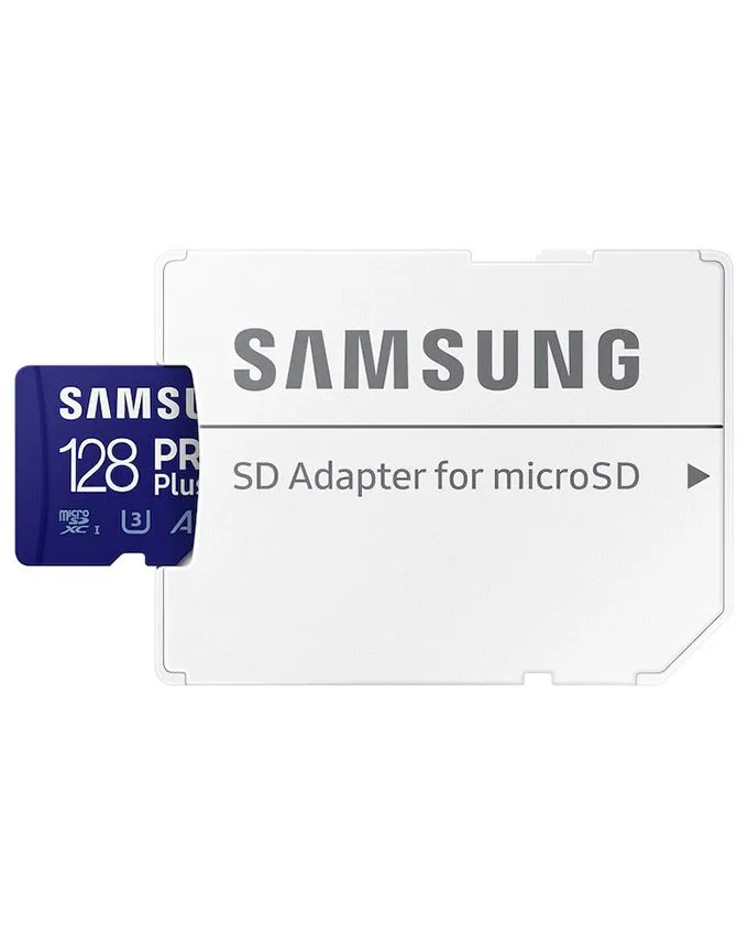 Memorijska kartica Samsung PRO PLUS MicroSDXC 128GB U3 + SDXC Adapter MB-MD128SB