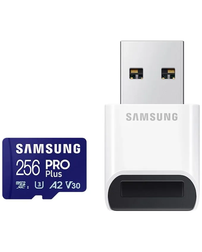 Memorijska kartica Samsung PRO PLUS MicroSDXC 256GB U3 + SD Adapter MB-MD256SB