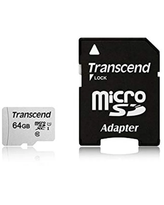 Memorijska kartica Transcend 64GB TS64GUSD300S-A MicroSD + adapter