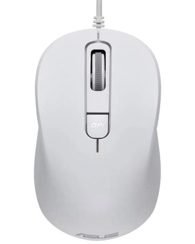 Miš ASUS MU101C Wired Blue Ray USB White