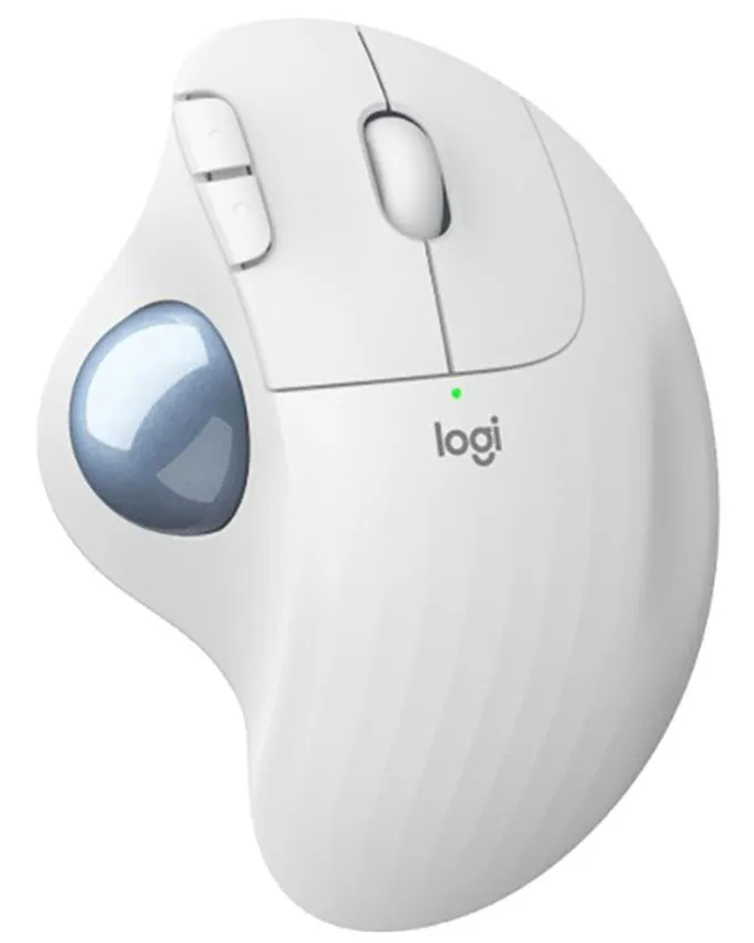 Miš Logitech M575s ERGO Bluetooth Trackball Offwhite Blue ball