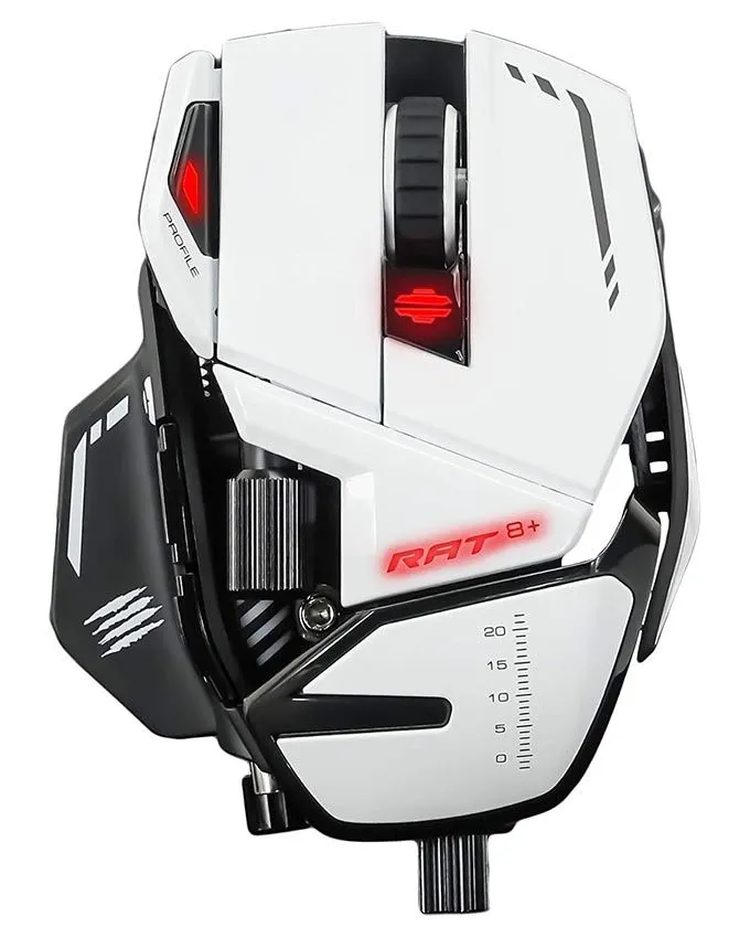 Miš Mad Catz R.A.T. 8+ Gaming Mouse White