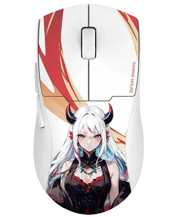 Miš Redragon K1NG Max AKG Wireless 2.4G/BT/Wired Gaming Mouse (King M918) White