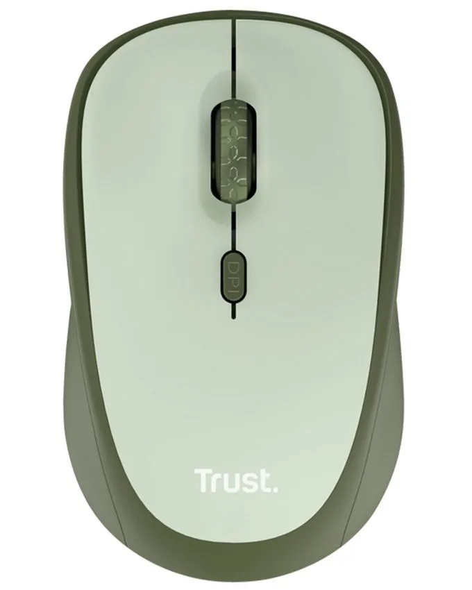 Miš Trust YVI+ Silent Wireless Eco Green