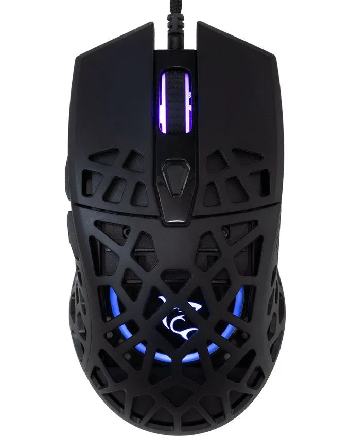 Miš White Shark GM 5018 CARADOC RGB Black