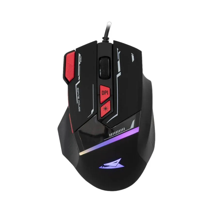 MiÅ¡ White Shark Manta Gaming / Å½iÄni / RGB / Black