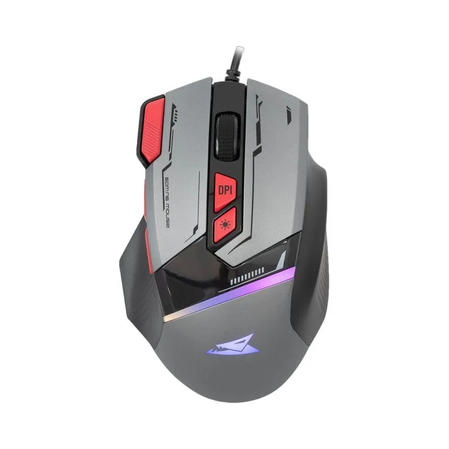 MiÅ¡ White Shark Manta Gaming / Å½iÄni / RGB / Grey