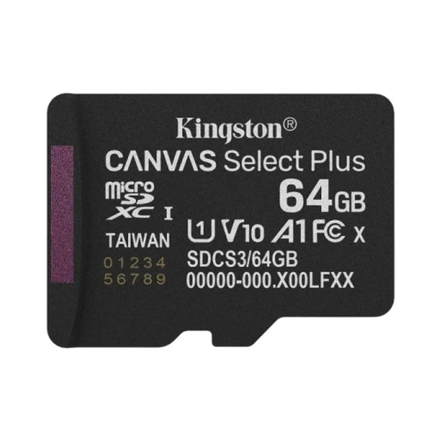 MicroSD kartica Kingston Canvas Select Plus 64GB (SDCS3/64GBSP)