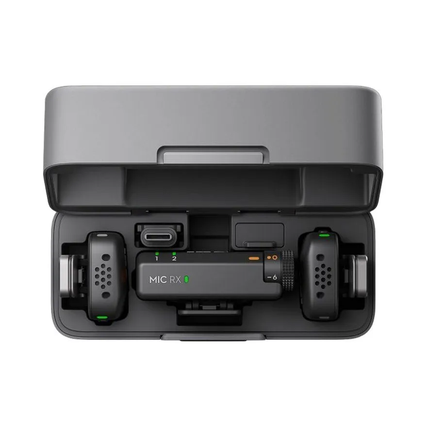Mikrofon DJI Mic Mini (2 TX + 1 RX + Charging Case) Black