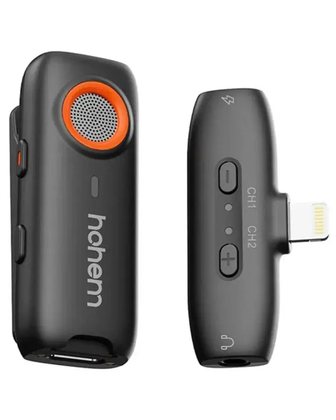 Mikrofon Hohem Mic-01 1TX+1RX For Type L - Black