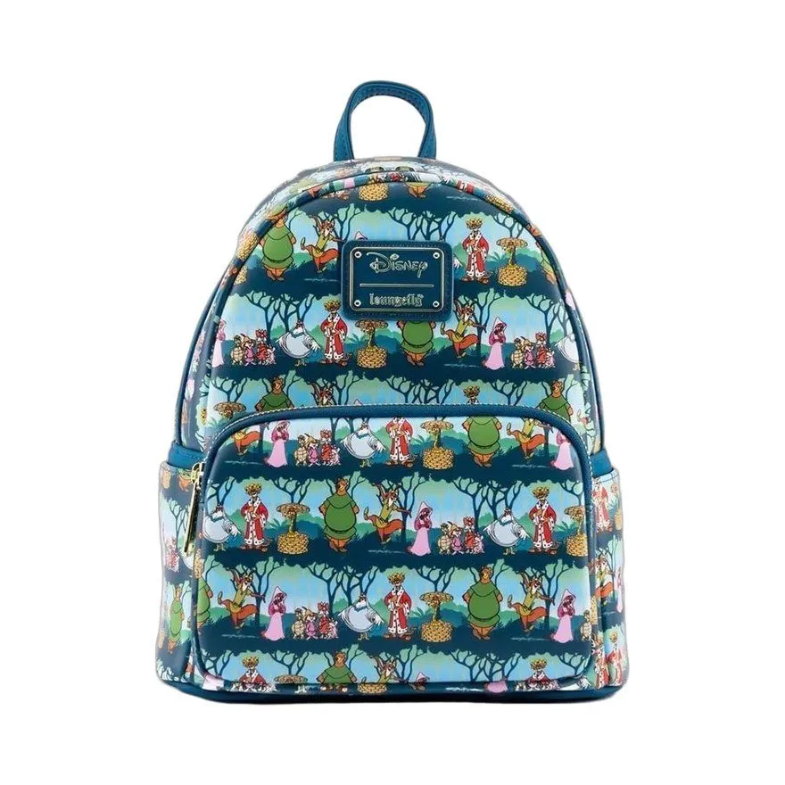 Mini ranac Loungefly Disney Robin Hood Sherwood AOP