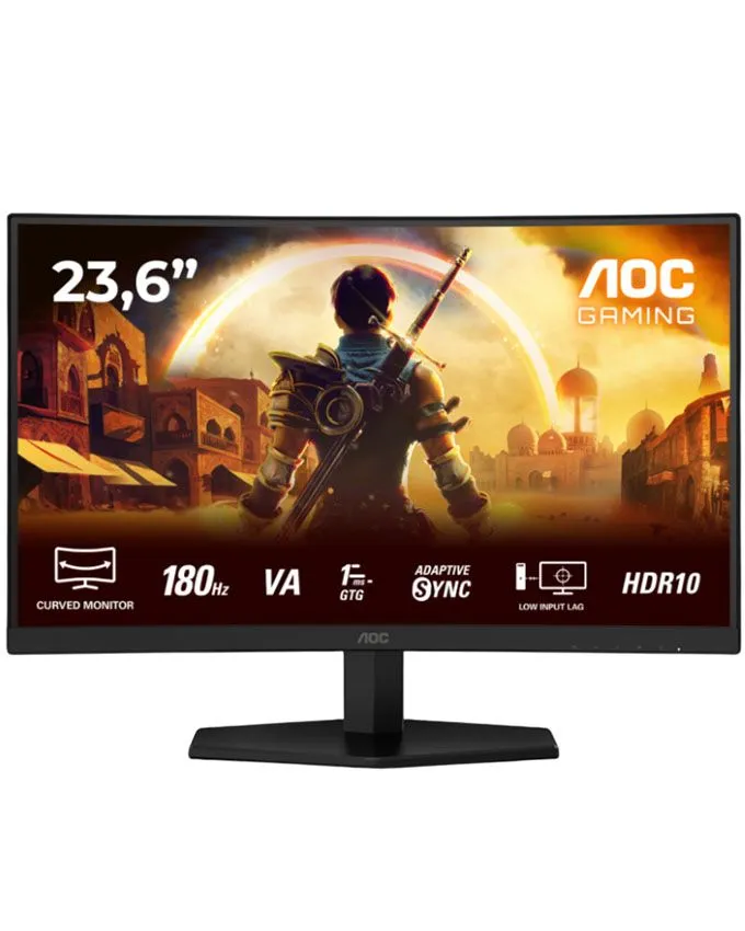 Monitor AOC 23.6'' C24G42E / FHD / 1920x1080 / VA / 180Hz / 0.5ms / zakrivljen