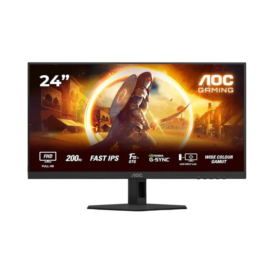 Monitor AOC 23.8'' (24G4HRE) Full HD / 200Hz / Fast IPS / HDR / Gaming