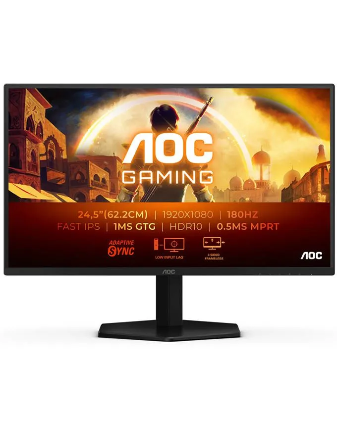 Monitor AOC 24.5'' (25G42E) Full HD / 180Hz / Fast IPS / HDR / Gaming